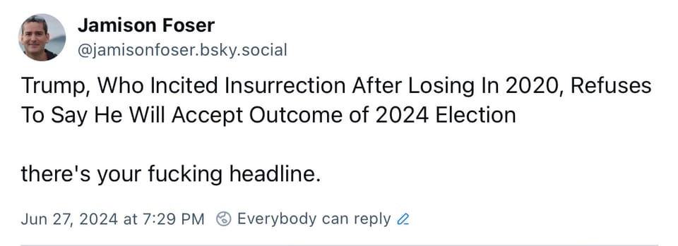 What do you want the presidential election to be about?