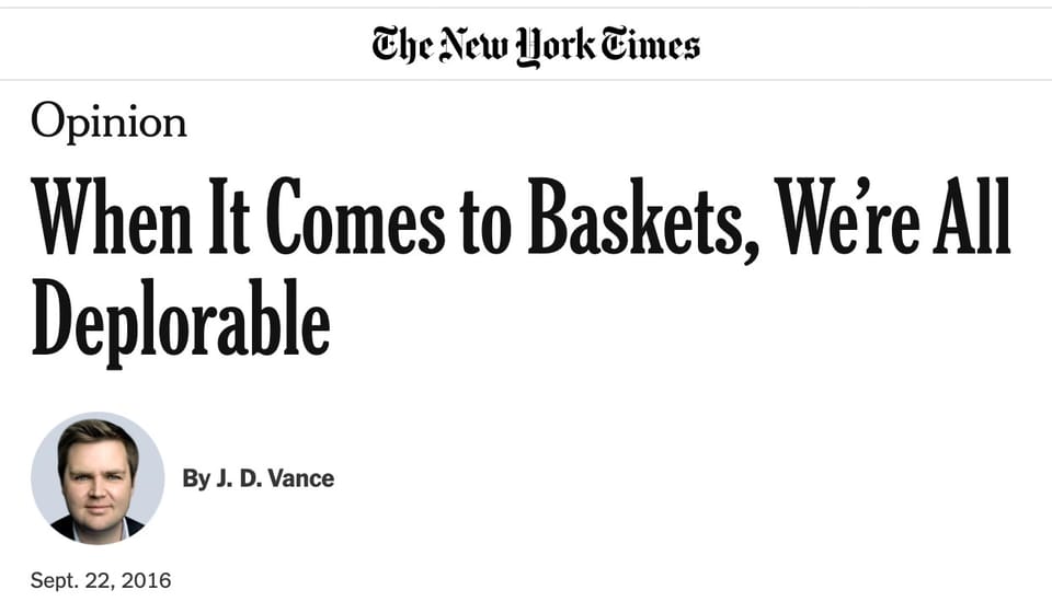 None of us should even know who JD Vance is